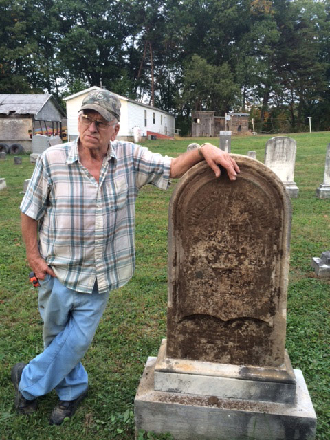William Hagenbuch's gravestone stands tall again!