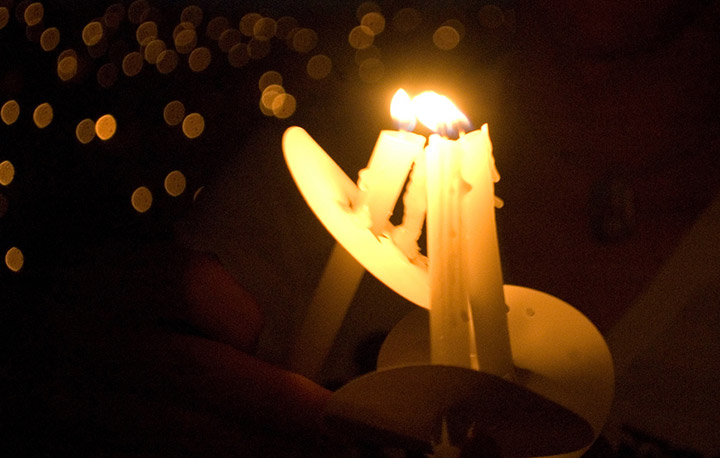 Church Candle Light Service