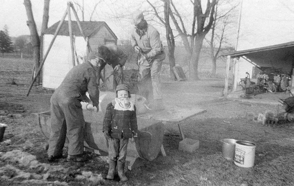 Mark Hagenbuch Pig Butchering 1959