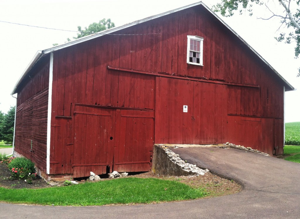 Machinery shed on the Hagenbuch farm