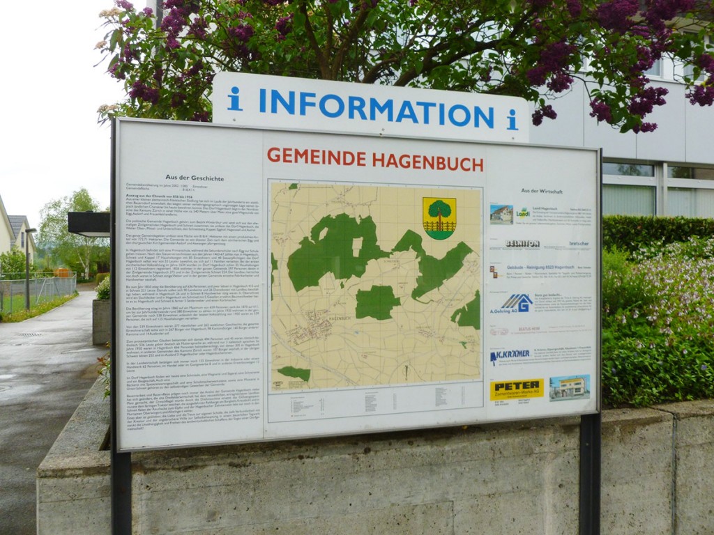 Hagenbuch Switzerland Information Board