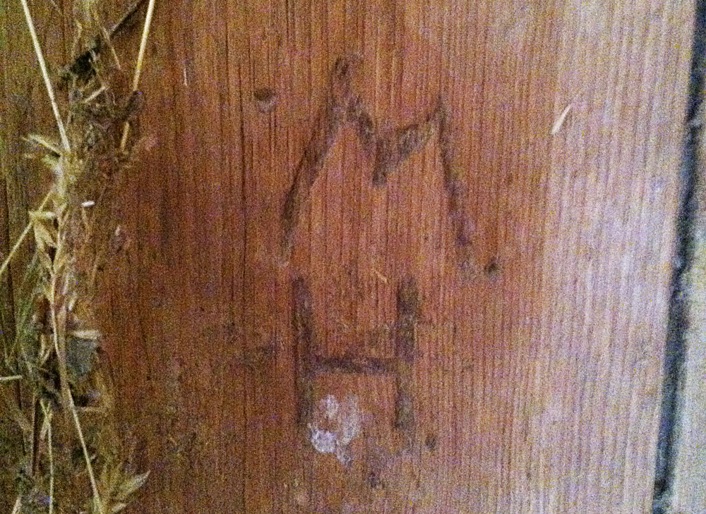 Mark Hagenbuch Initials Barn Wood