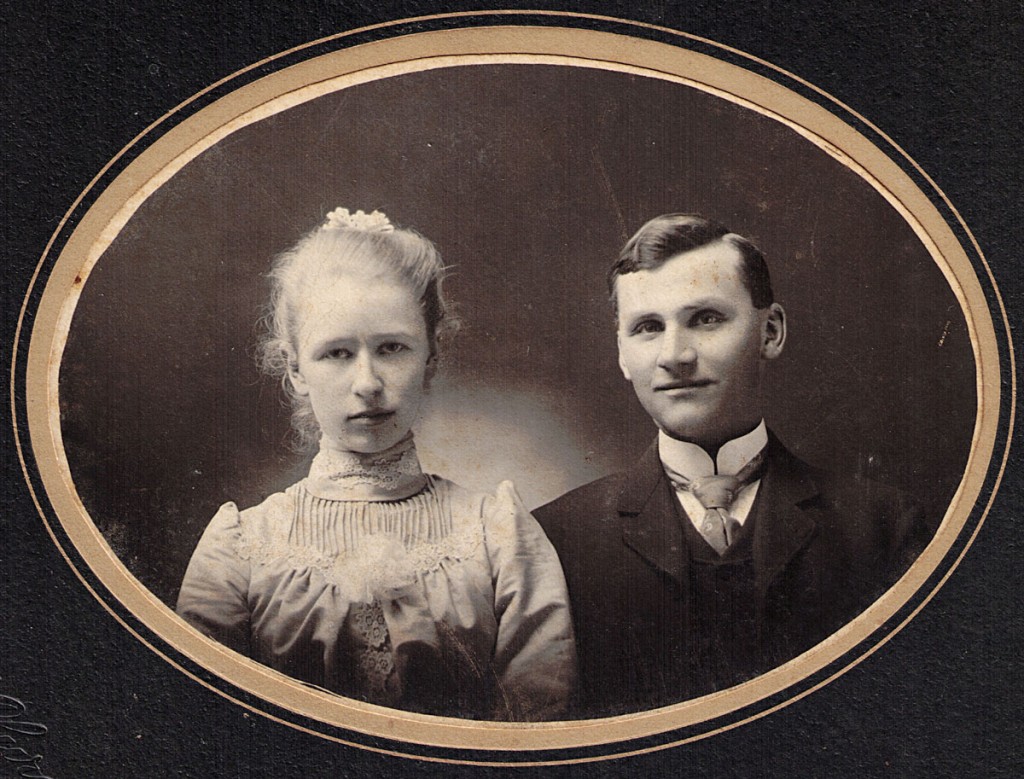 Percy and Gertrude Hill Hagenbuch Wedding