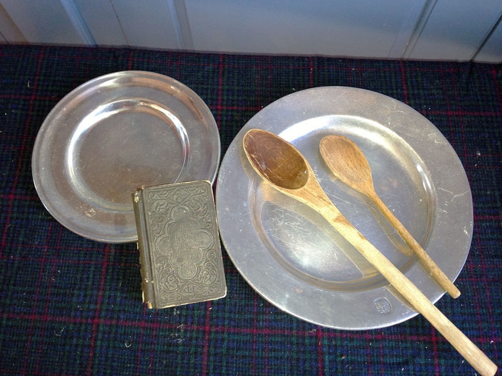 Plates, Spoons, Book