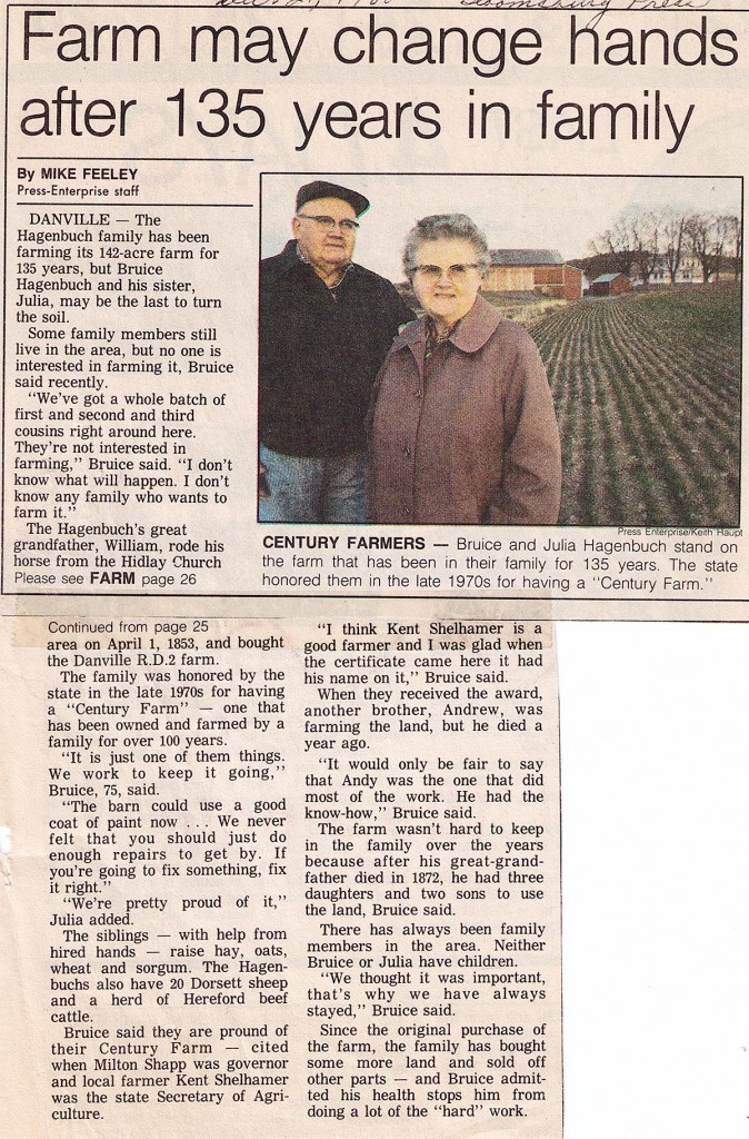 Century Farm Article