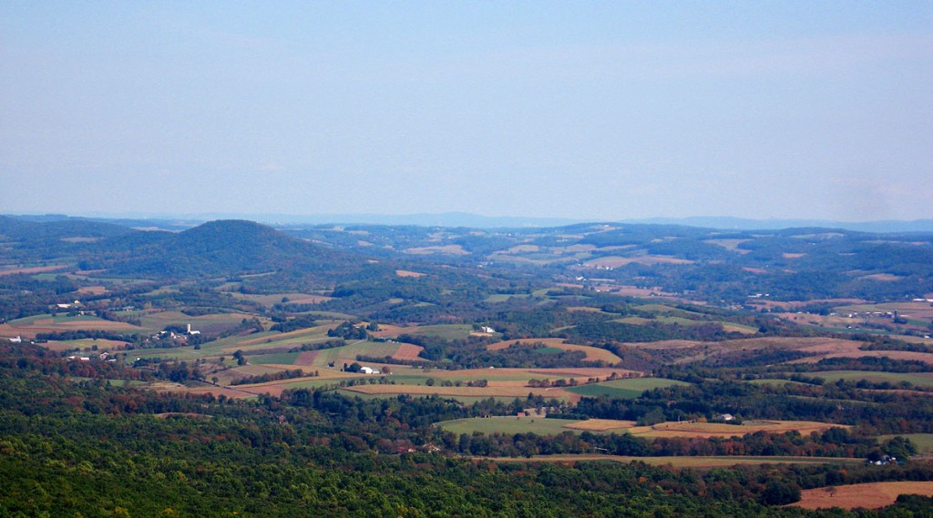 Allemangel Seen From Hawk Mountain