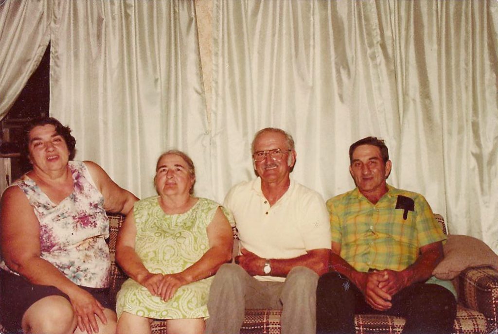 Helen, Kathryn, Roy, Clyde, 1980