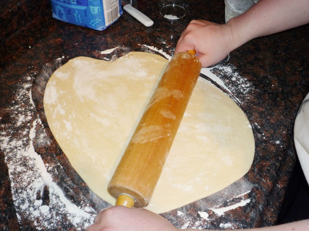 Pelmeni Dough Rolled Out