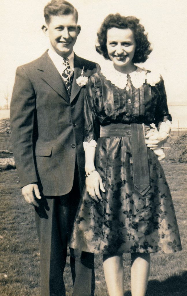 John & Florence Hagenbuch Robb Wedding 1946