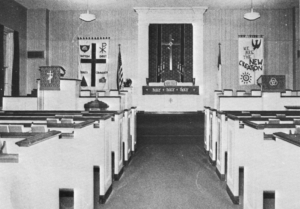 Oak Grove Lutheran Church Interior 1969