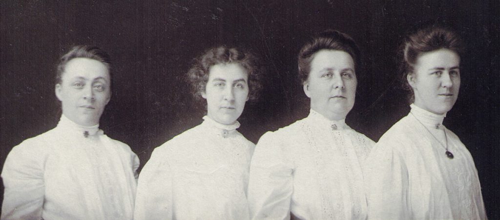 Foust Sisters: Ella, Lillian, Mary Alice, Sarah, c. 1910