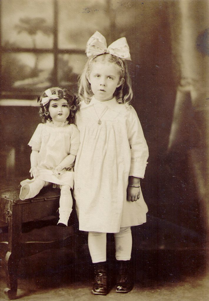 Mary Ann Reed & Dolly c. 1916