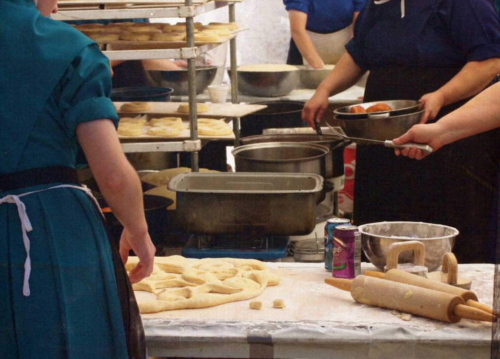 Fastnacht Amish Women