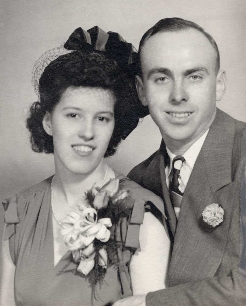 Raymond Larue and Dawn Shultz Hagenbuch, 1948