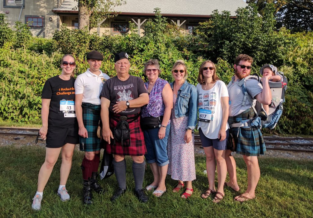 Mark Hagenbuch with Family, Prostate Cancer Walk/Run 2017