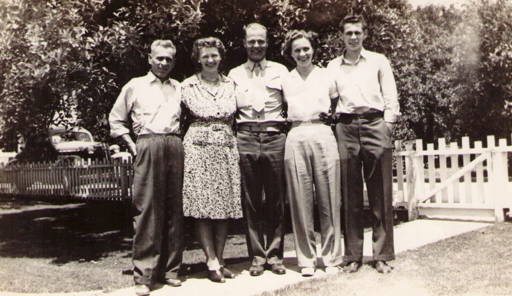 Ernest and Hannah Hagenbuch family, 1943