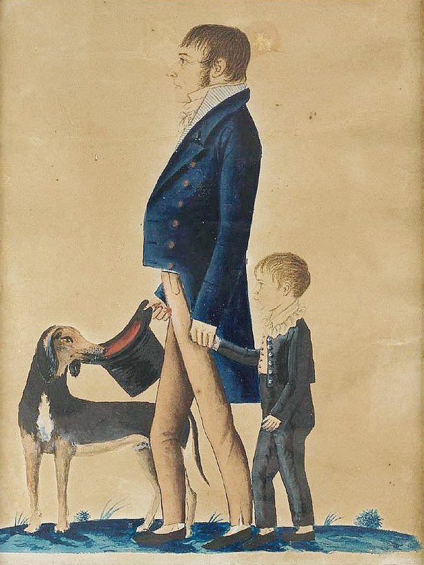 Father, Son, and Dog by Jacob Maentel