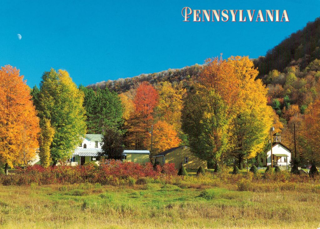 Pennsylvania Postcard Autumn Nana 1999