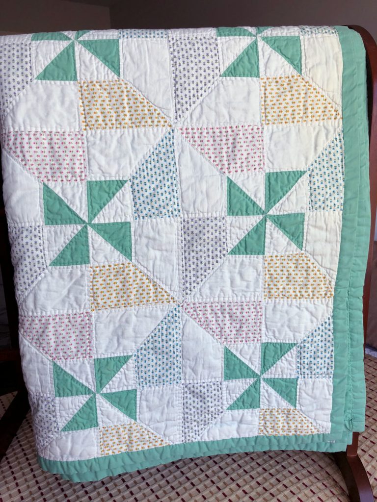 Quilt by Minnie (Keefer) Hagenbuch, Julia Catherine Hagenbuch, 1970