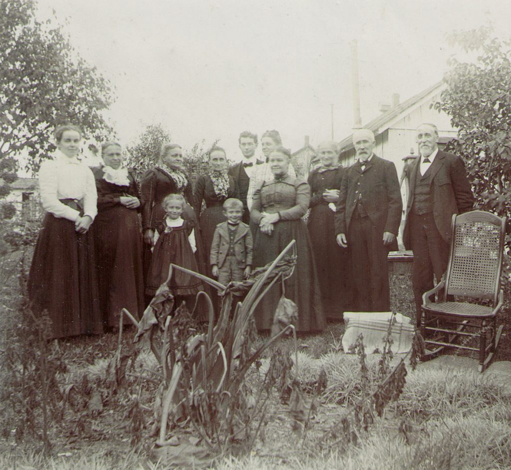 Henry and Hiram Hagenbuch Families 1890
