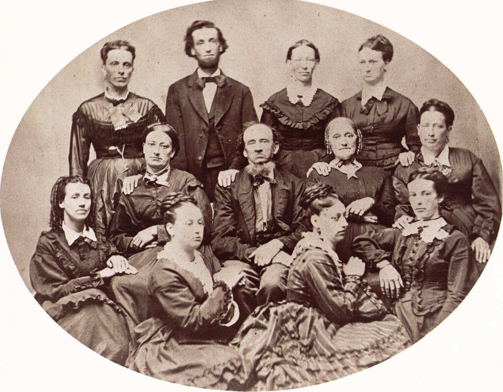 Samuel and Susanna (Hess) Hagenbuch with their children, c. 1880