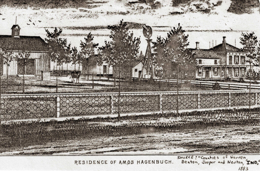 Farm of Amos Hagenbuch, Indiana, 1883