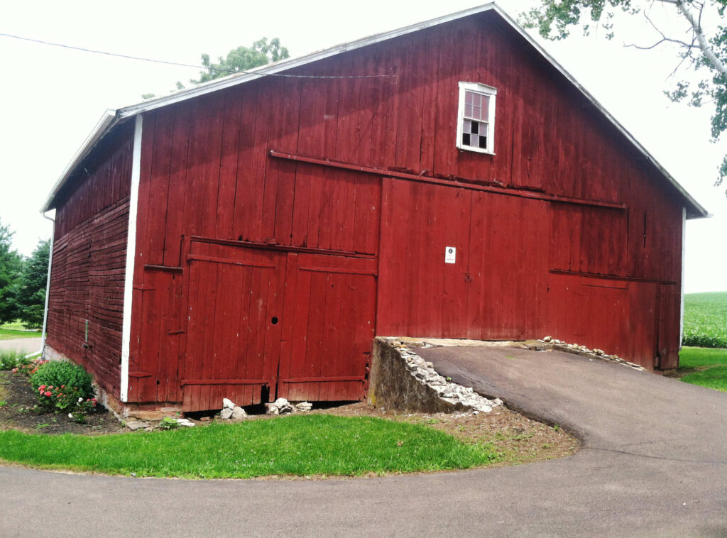 Machinery shed on the Hagenbuch farm