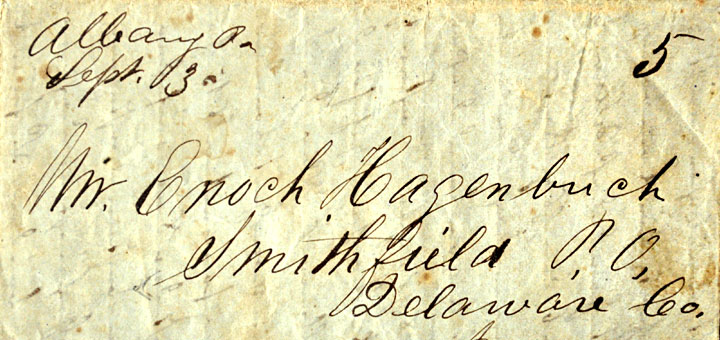 Timothy & Enoch Hagenbuch Letter 1851