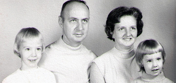 Joseph, Bernice, Teresa, Lisa Hagenbuch 1969 Detail