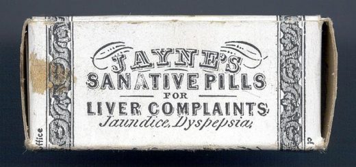 Dr. D. Jayne's Sanative Pills Box