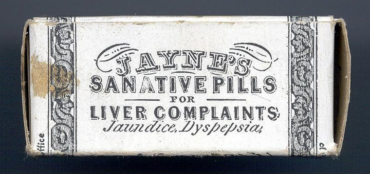 Dr. D. Jayne's Sanative Pills Box