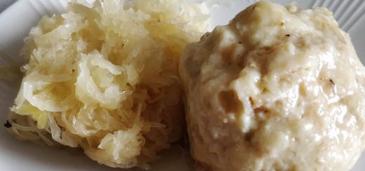 Sauerkraut and Dumpling Detail