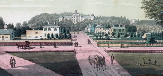 Bucknell University 1870 Detail