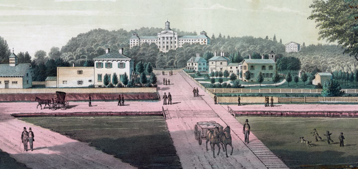 Bucknell University 1870 Detail