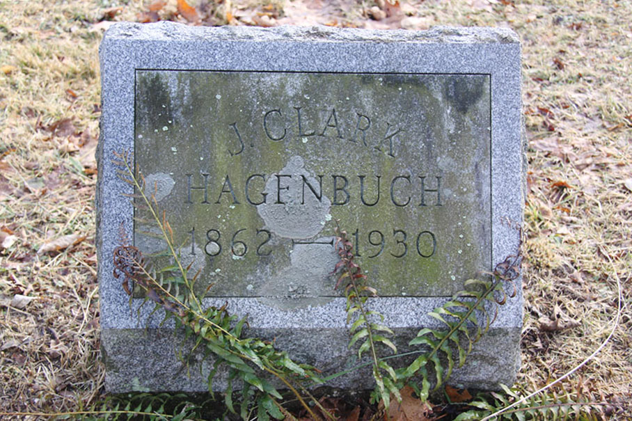 Jacob Clark Hagenbuch Gravestone 1930