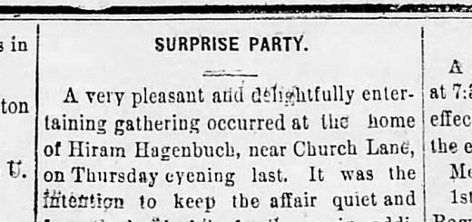 Surprise Party Hiram Hagenbuch 1894 Detail