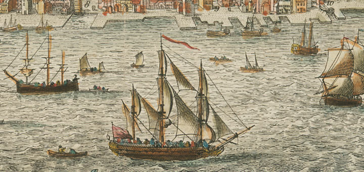 Port of Philadelphia mid-1700s