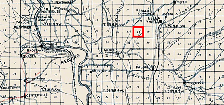 Shasta County Parcel Map Detail 1904