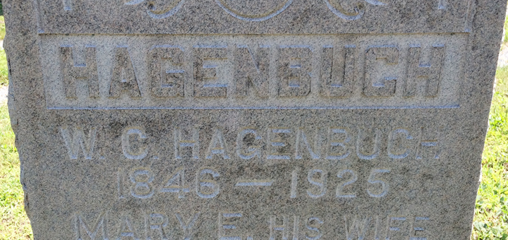 W. C. Hagenbuch Grave Detail