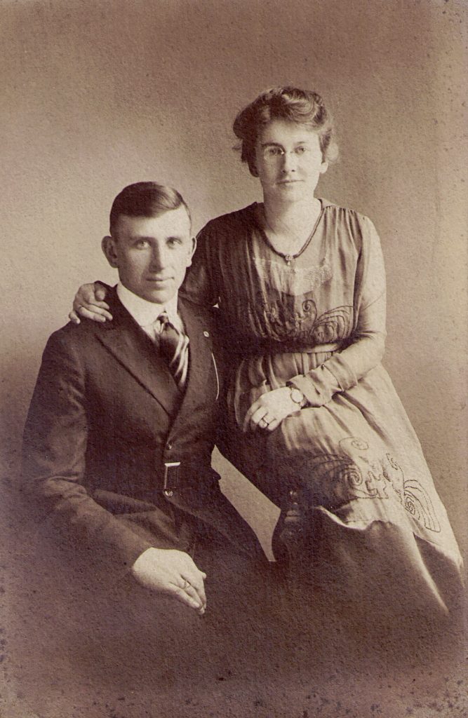 Roy Sr. and Mary Pearl (Brenneman) Gutshall, 1918