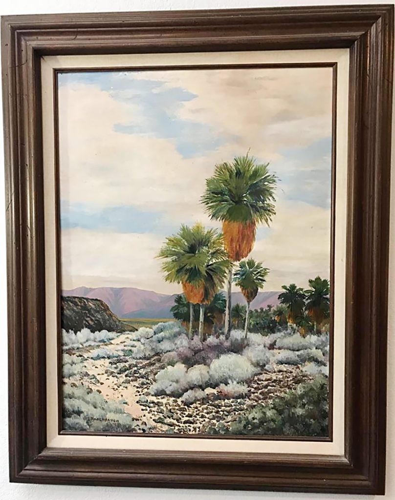 William L. Hagenbaugh Painting Palms Desert