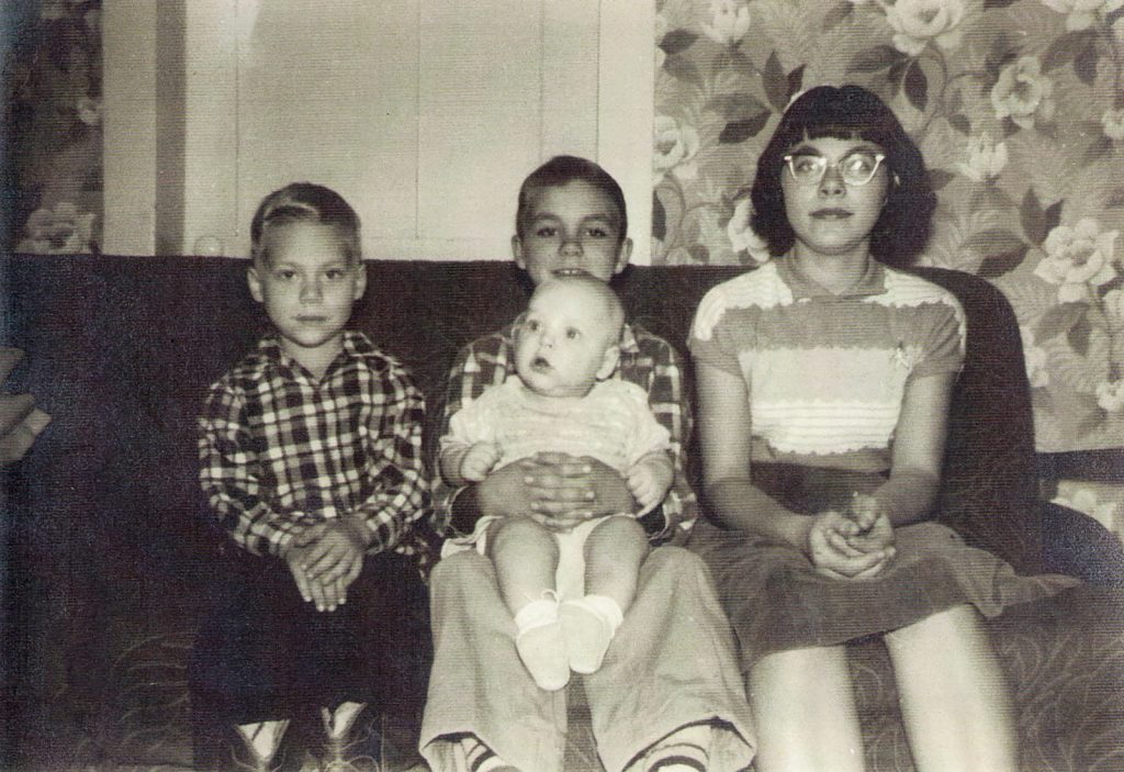 Barbara, Robert, David, Mark Hagenbuch 1954