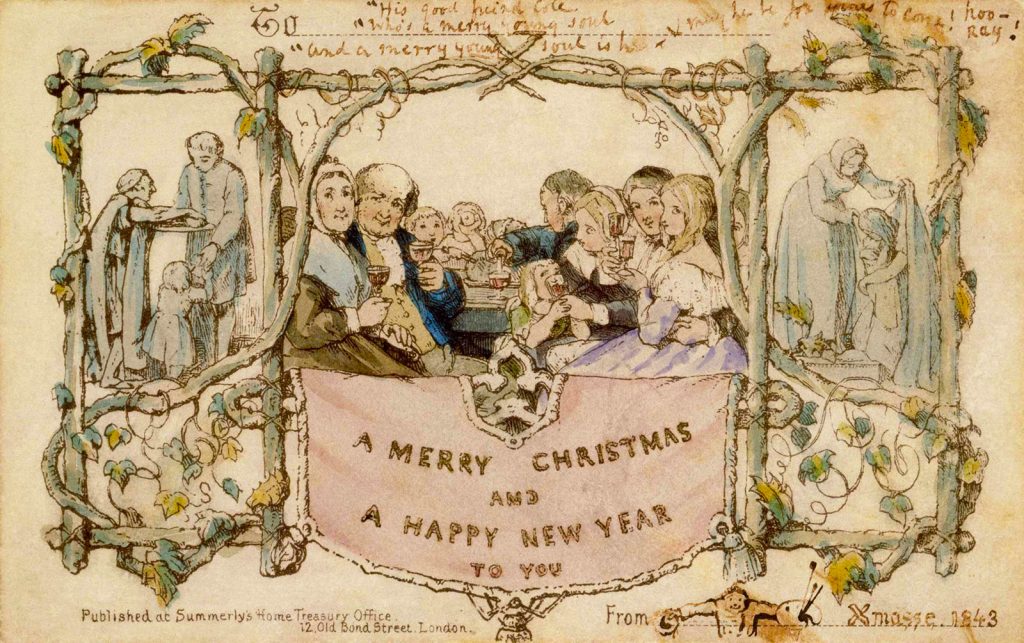 Henry Cole Christmas Card 1843