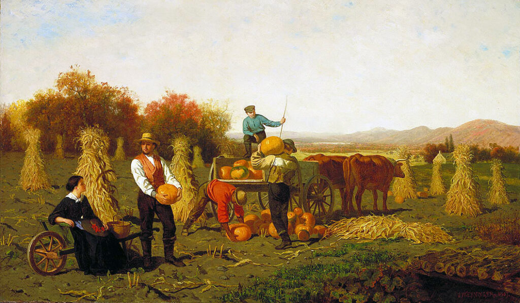 Harvest Painting John Whetten Ehninger