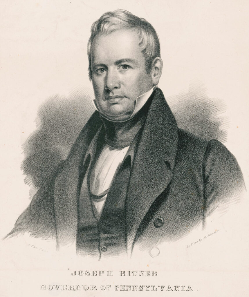 Joseph Ritner Governor Pennsylvania