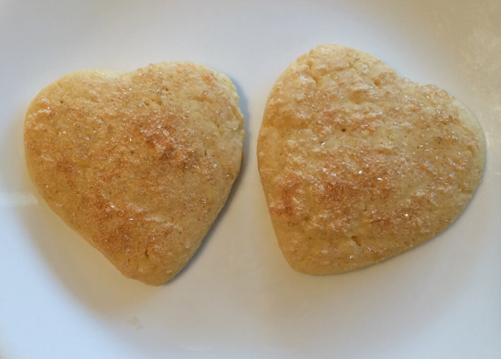 Sugar Cookies Heart-Shaped