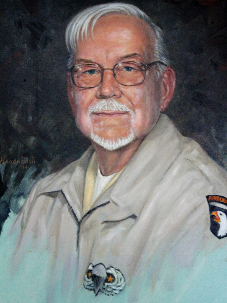 Donald Burgett Painting by Joseph Hagenbuch 2004