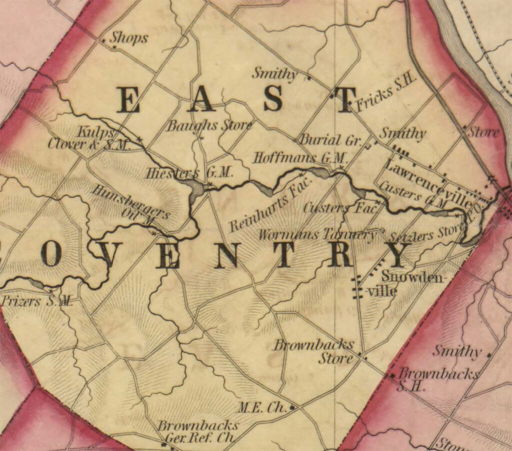 East Coventry Township, Chester County, 1847