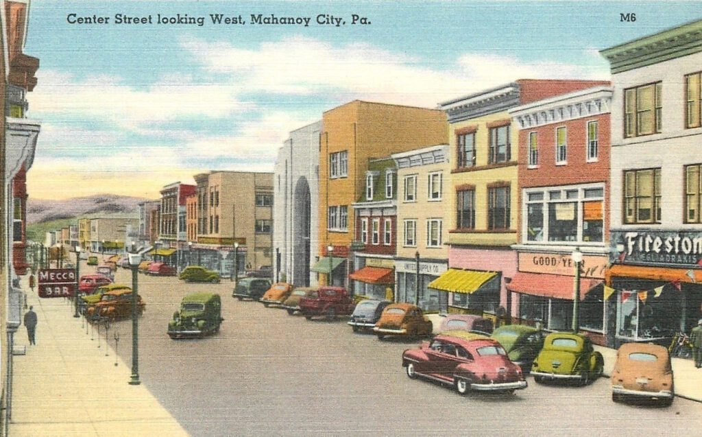 Mecca Bar Mahanoy City 1940s