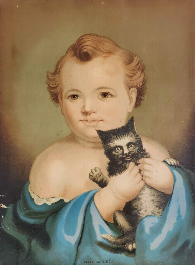 Kitty Darling Chromolithograph